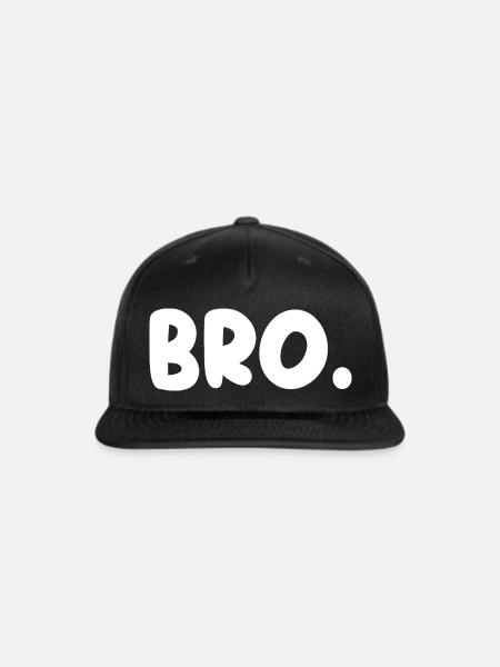 Bro! - Snapback Baseball Cap - black