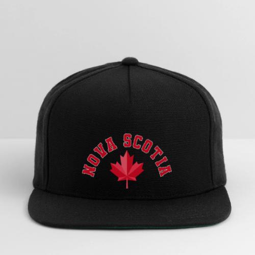 Nova Scotia with maple leaf - Snapback Baseball Cap