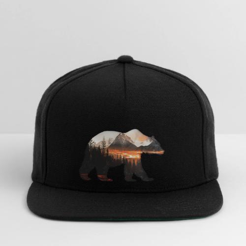 Canada Bear: fiery tones - Snapback Baseball Cap
