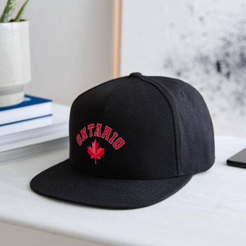 Ontario with maple leaf - Snapback Baseball Cap