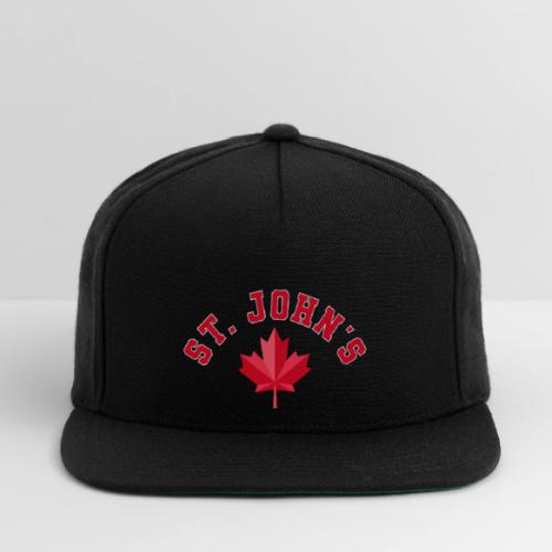 St. John's with maple leaf - Snapback Baseball Cap