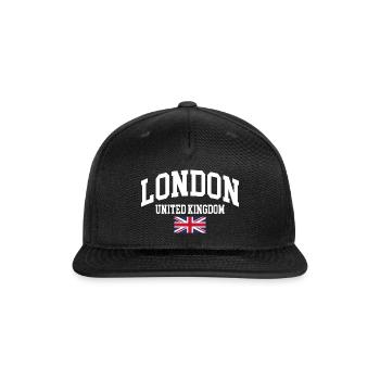 London - Snapback Baseball Cap - black - Front