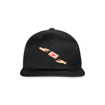 Anonymous Friends - Snapback Baseball Cap - black - Front