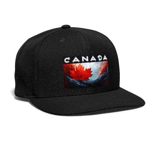 Canada Icon in Color - Snapback Baseball Cap