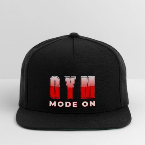 Gym Mode On Fitness Typography Design - Snapback Baseball Cap