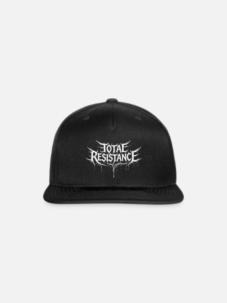 Total Resistance Logo Tee - Snapback Baseball Cap - black