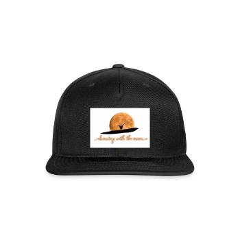 Dancing moon  - Snapback Baseball Cap - black - Front