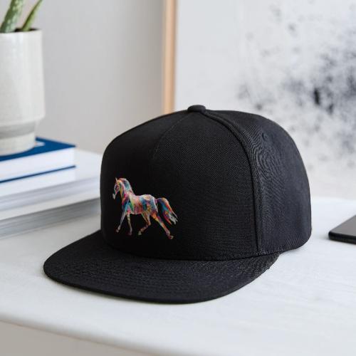Colorful Abstract Horse Art Design - Snapback Baseball Cap