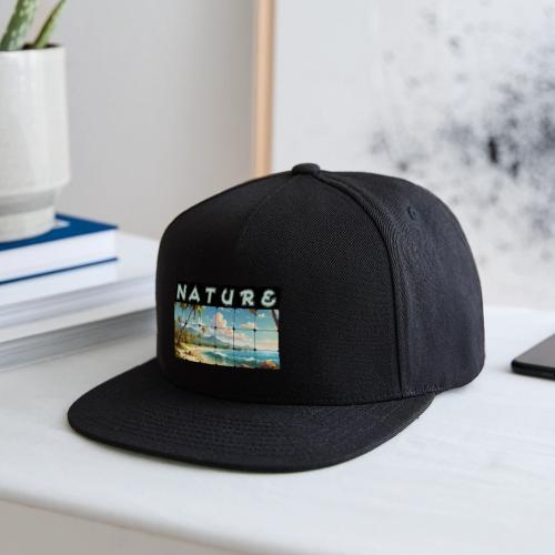 Nature: Sun-Kissed Shore - Snapback Baseball Cap