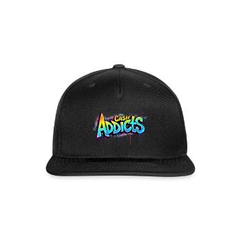 Cash Addicts - Snapback Baseball Cap - black - Front
