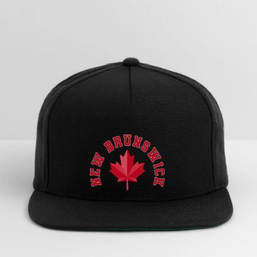 New Brunswick with maple leaf - Snapback Baseball Cap