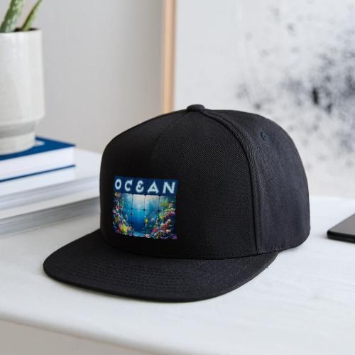 Ocean: Neon Reef Glow - Snapback Baseball Cap