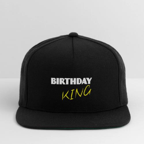 BIRTHDAY KING - Snapback Baseball Cap