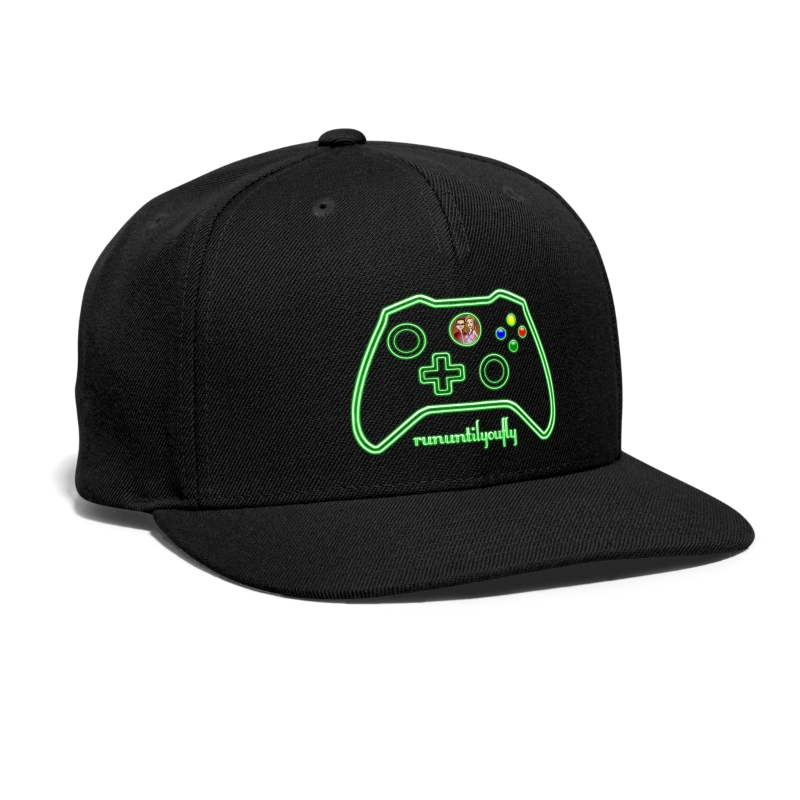 rununtilyoufly green controller - Snapback Baseball Cap