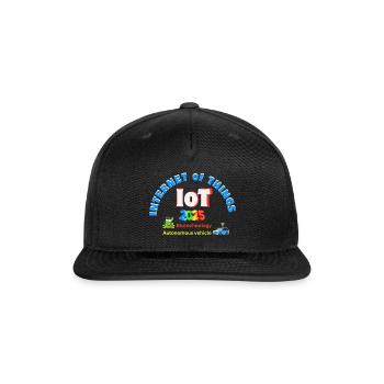 INTERNET of THINGS - Snapback Baseball Cap - black - Front