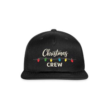 Christmas Crew - Snapback Baseball Cap - black - Front
