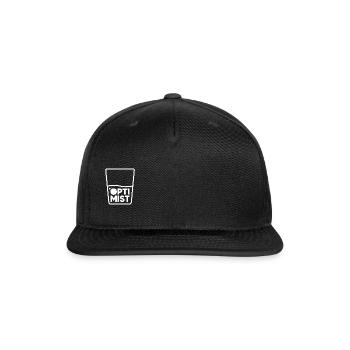 The Optimist - Snapback Baseball Cap - black - Front