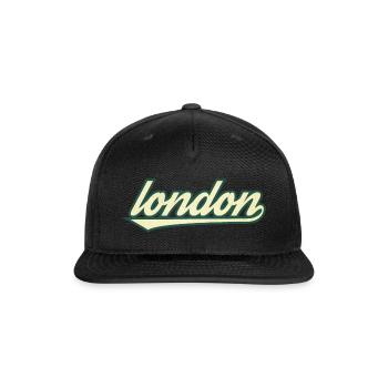 London - Snapback Baseball Cap - black - Front