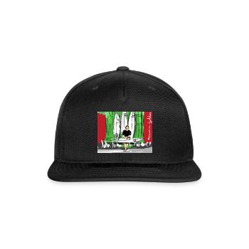 John John Florence Quiver with Background - Snapback Baseball Cap - black - Front