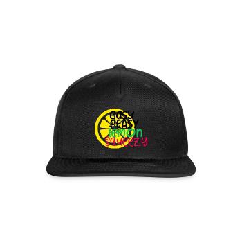 Easy Peasy Lemon Squeezy - Snapback Baseball Cap - black - Front