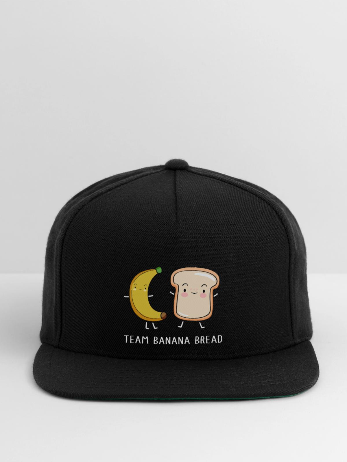 Bread Bakery Banana Bread - Snapback Baseball Cap - black - Front