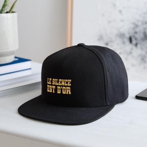 Le silence est d'or - Snapback Baseball Cap