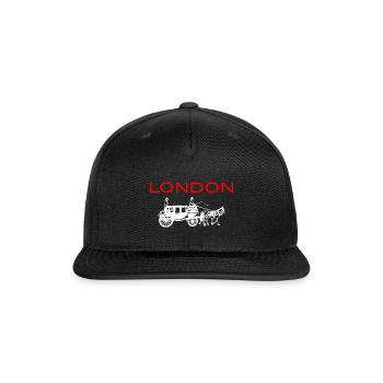 London - Snapback Baseball Cap - black - Front