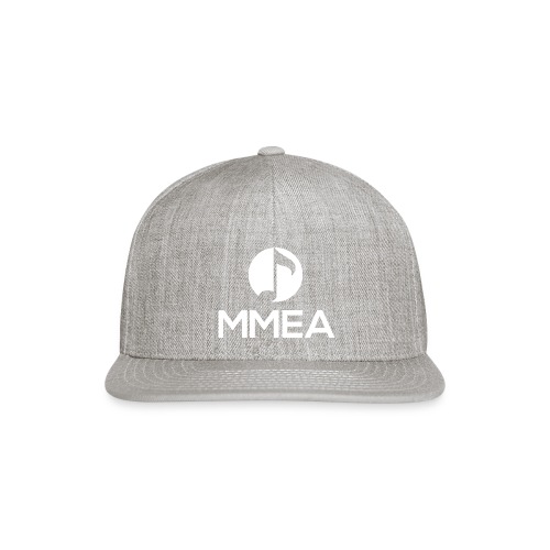 MMEA White Stacked - Snapback Baseball Cap