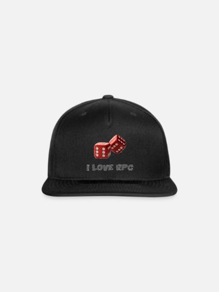I Love Rpg - Snapback Baseball Cap - black