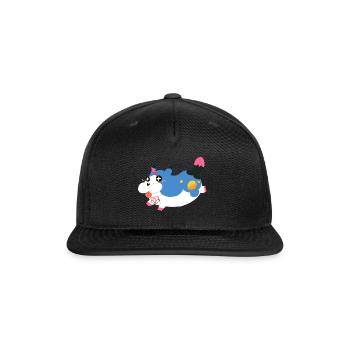 Bouncy Boy - Snapback Baseball Cap - black - Front