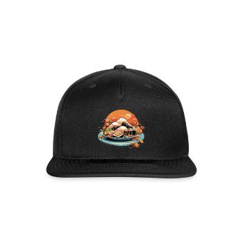 Sushi Delight - Snapback Baseball Cap - black - Front
