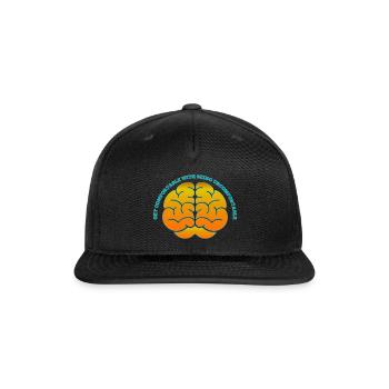 GET COMFORTABLE WITH BEING UNCOMFORTABLE (Slogan) - Snapback Baseball Cap - black - Front