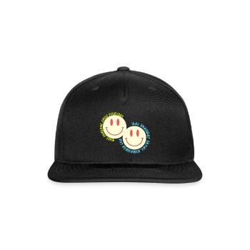 Make Someone Smile Everyday - Snapback Baseball Cap - black - Front