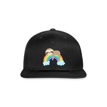 Glow Slow - Snapback Baseball Cap - black - Front