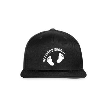 Arriving soon - Snapback Baseball Cap - black - Front