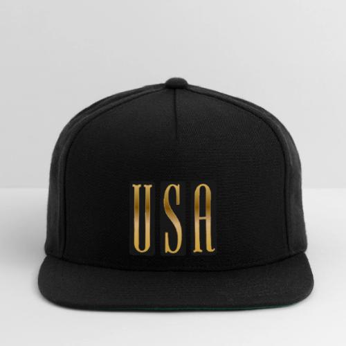 USA Gold Monolith - Snapback Baseball Cap