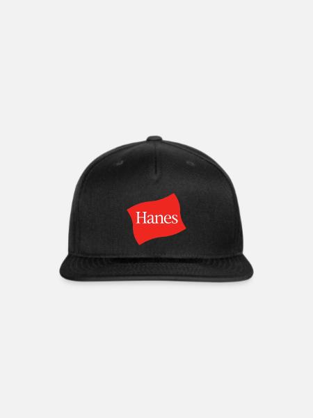 hanes beefy - Snapback Baseball Cap - black