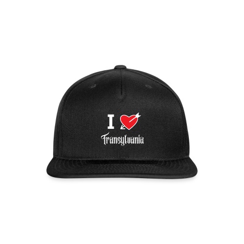I love Transylvania (white letters version) - Snapback Baseball Cap