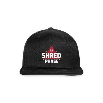 Cutting Season In A Cut Calorie Deficit Cutting - Snapback Baseball Cap - black - Front