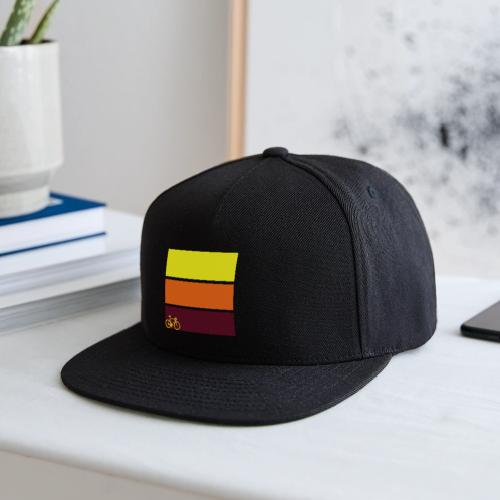 tricolor with bicycle - Snapback Baseball Cap
