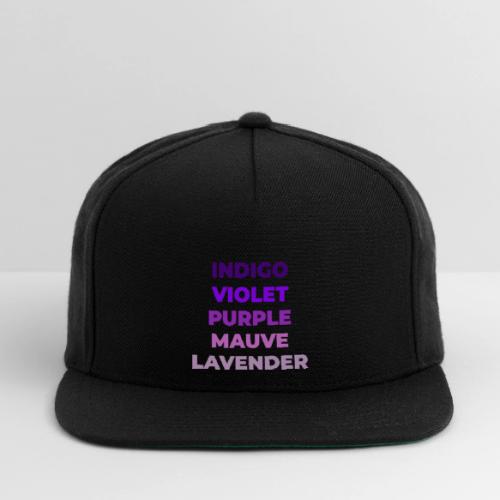 Shades of Purple - Snapback Baseball Cap