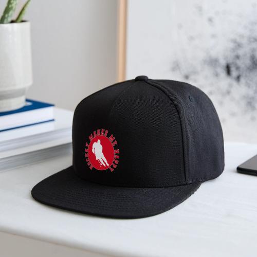 Hockey Makes Me Happy – Ice Hockey Fan Emblem - Snapback Baseball Cap