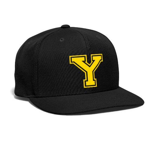 Letter Y – Capital Athletic Alphabet Monogram - Snapback Baseball Cap