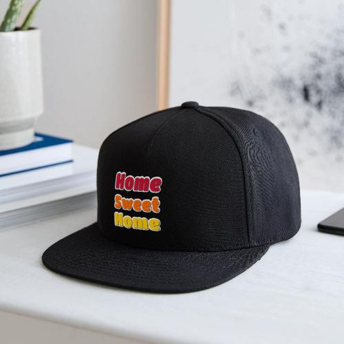 Home Sweet Home Colorful Typography - Snapback Baseball Cap