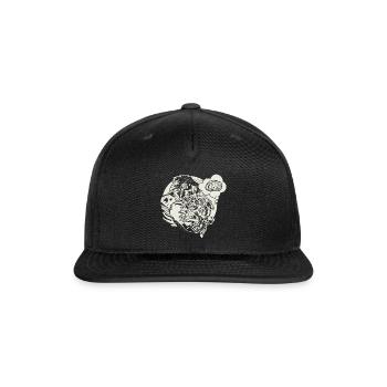 Funny Zombie Love - Snapback Baseball Cap - black - Front