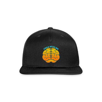 Child with MS  - Snapback Baseball Cap - black - Front