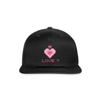 Love - Snapback Baseball Cap - black - Front