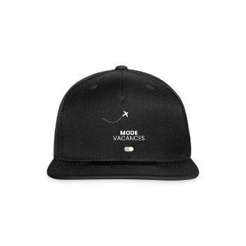 Mode Vacances Travel Tee - Snapback Baseball Cap - black - Front