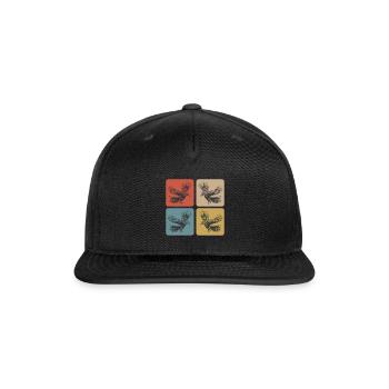 Raven Design - Snapback Baseball Cap - black - Front