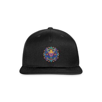 Aztec Mandala - Snapback Baseball Cap - black - Front